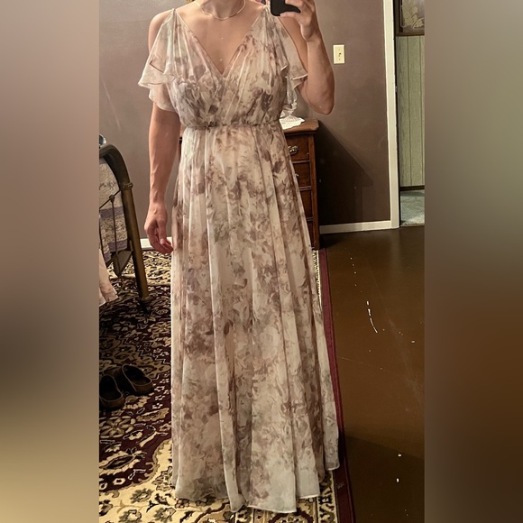 Jenny Woo Cassie Floral Maxi Dress - Picture 9 of 12